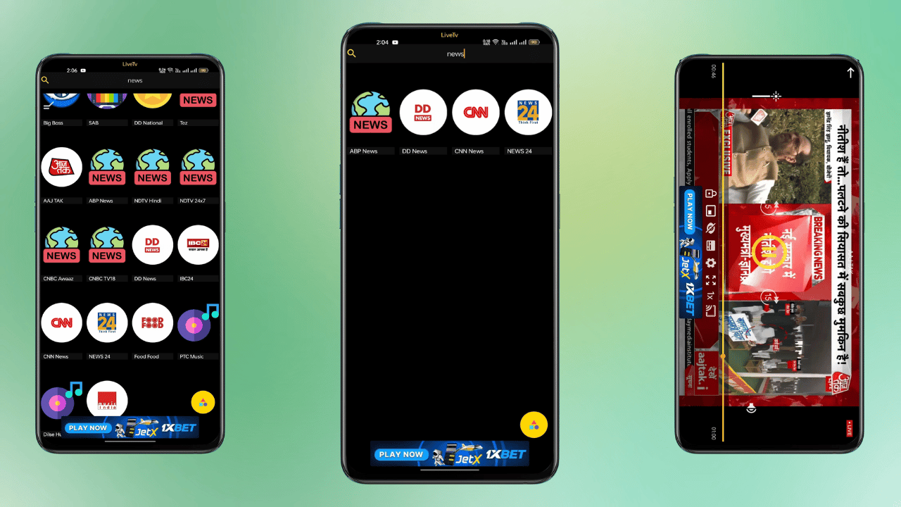 News Channels in PikaShow