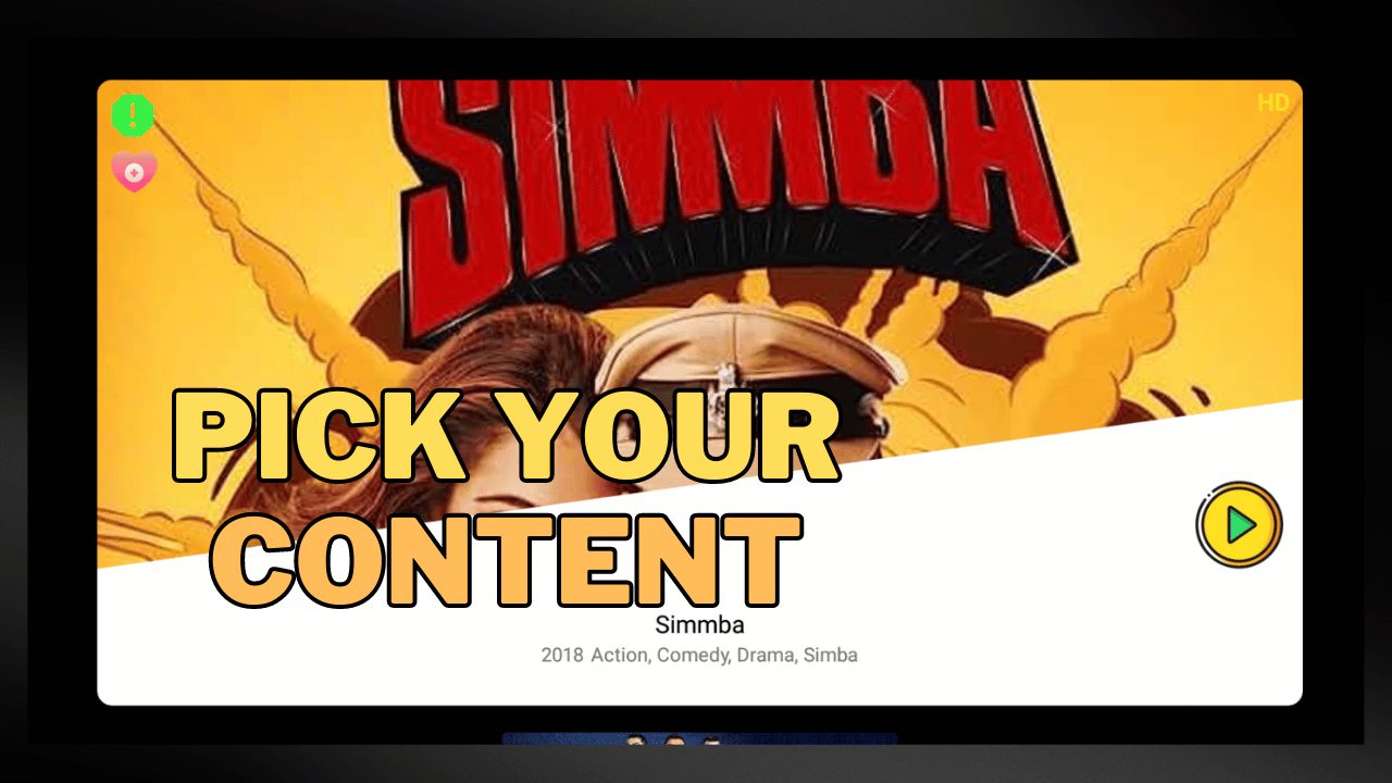 Pick Your Content