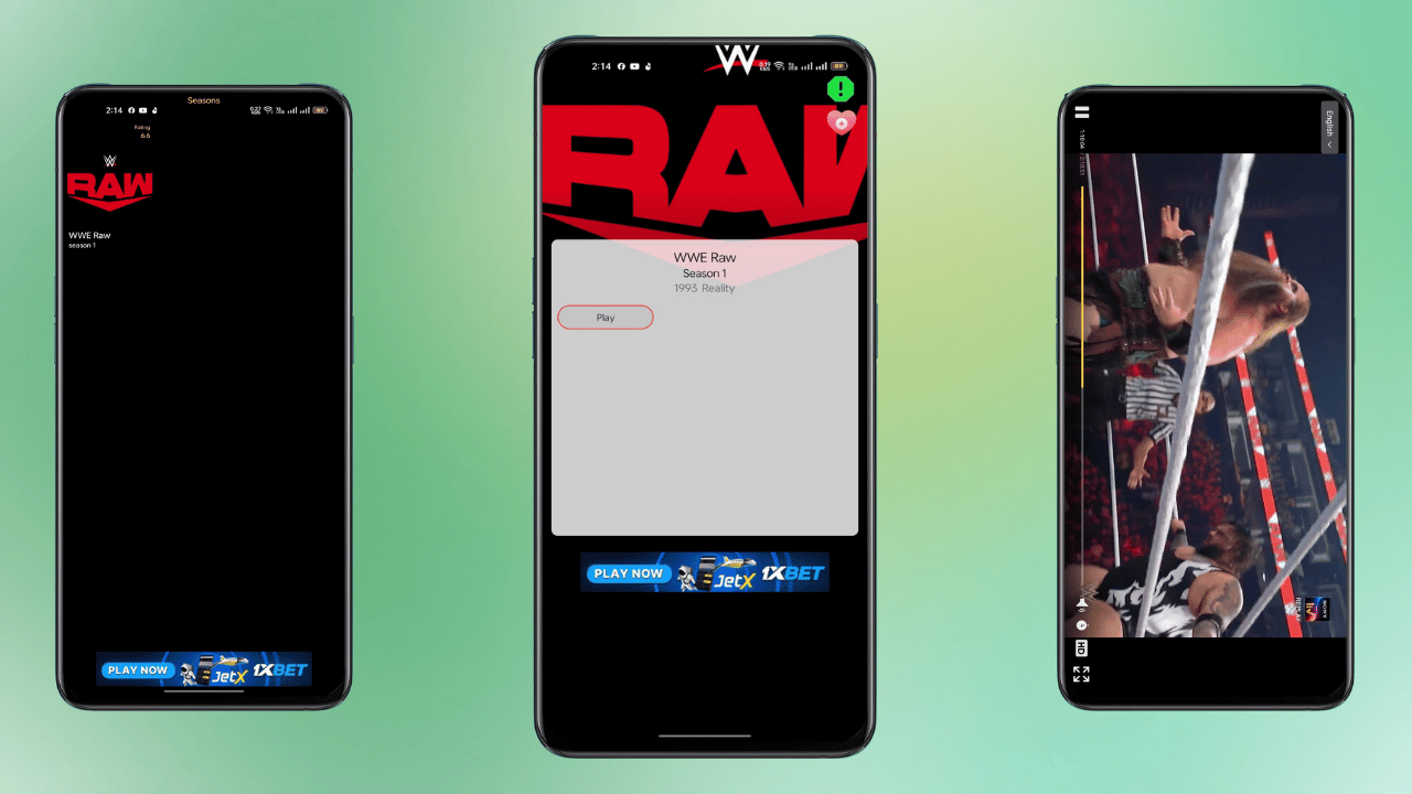 WWE Wresling in PikaShow